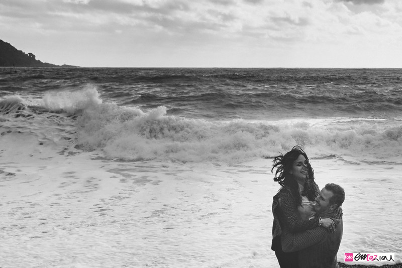 engagement photos  in Camogli Destination wedding