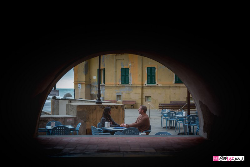 engagement shooting in Camogli Destination wedding in Italy