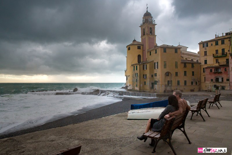 engagement shooting in Camogli